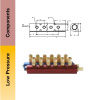 MANIFOLDPORT 8XG1/4''-G3/4''BL