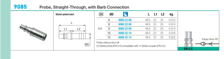 PROBE 5MM PASSAGE 8MM O/D