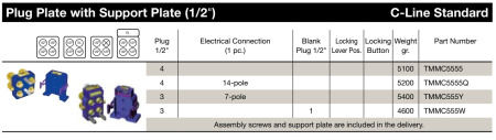 MULTI PLATE MALE PART