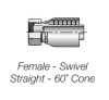 Фитинг для РВД Parker 1EA46-4-4-BULK