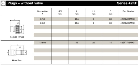CPL 3/8 MALE BSPP NBR BR
